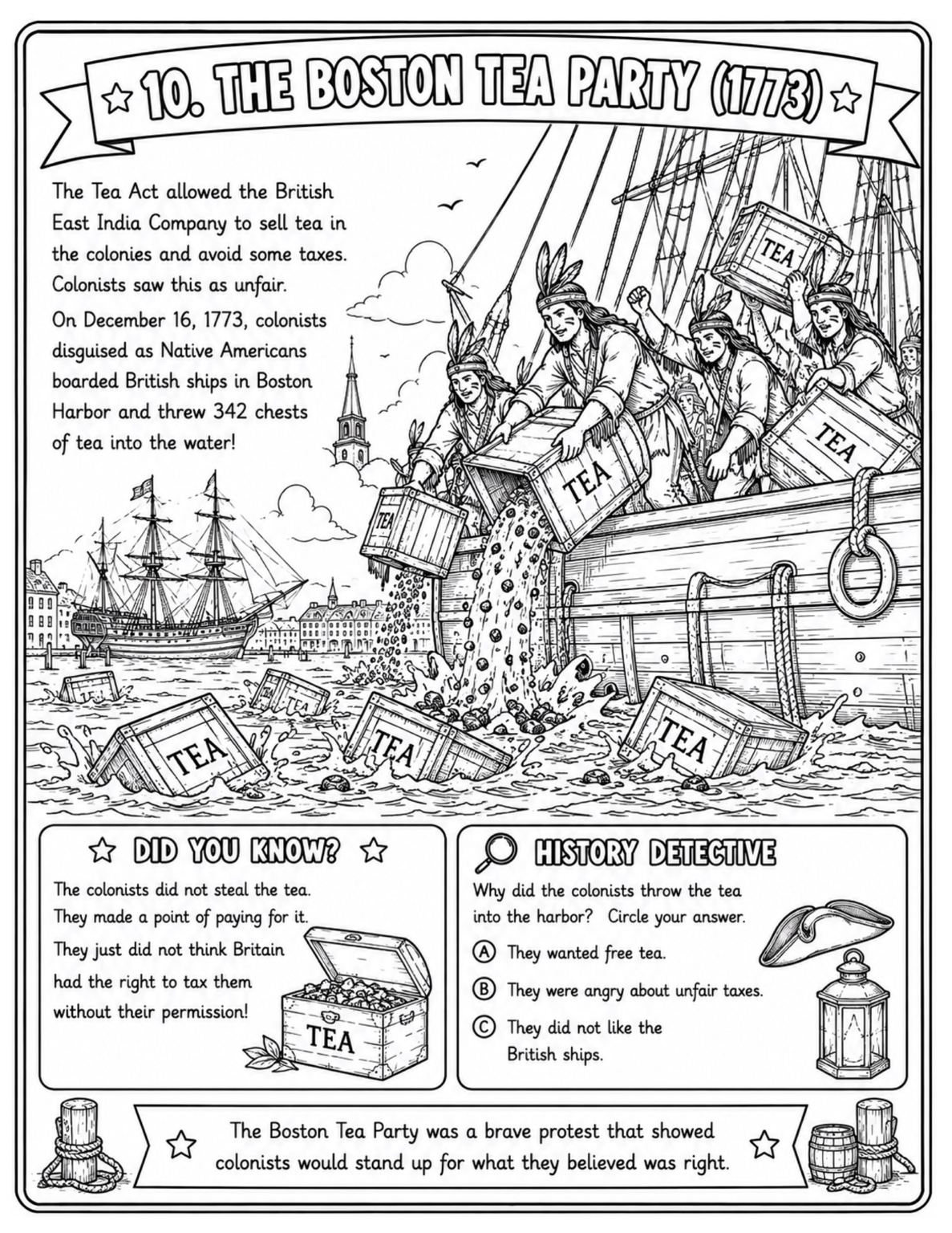 Interior preview page 1 from America's Birth