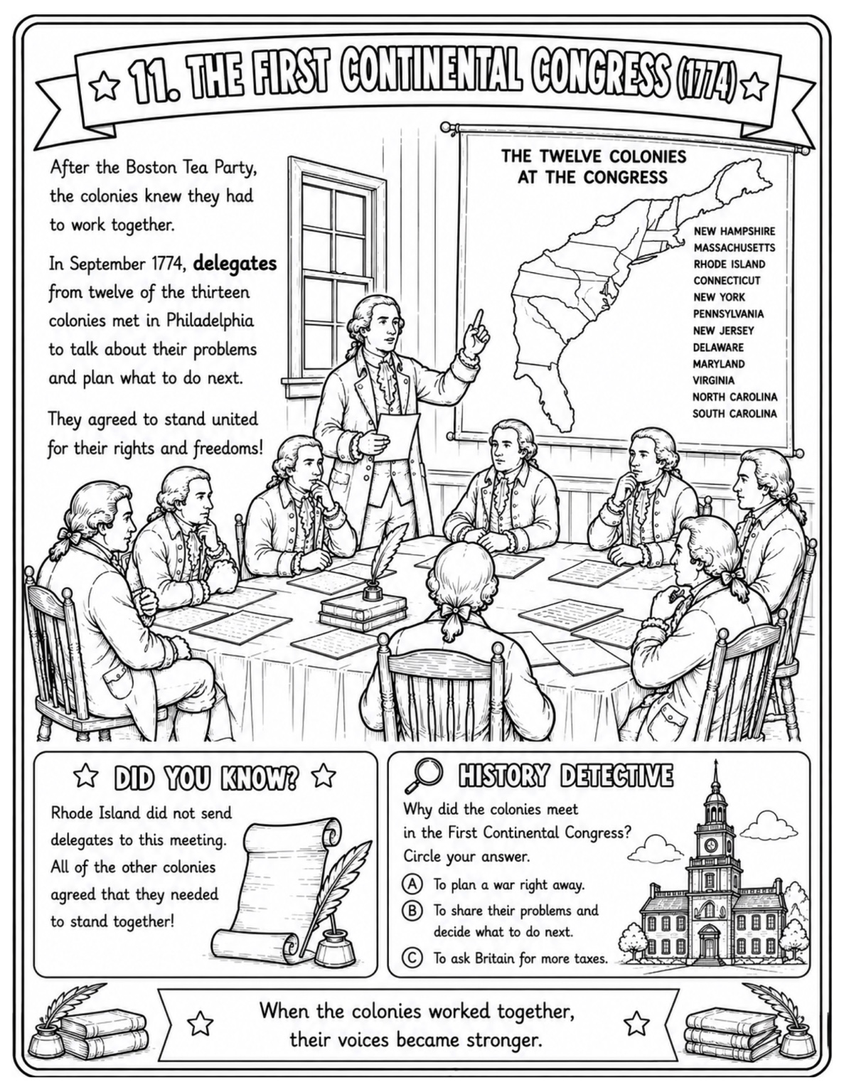 Interior preview page 2 from America's Birth